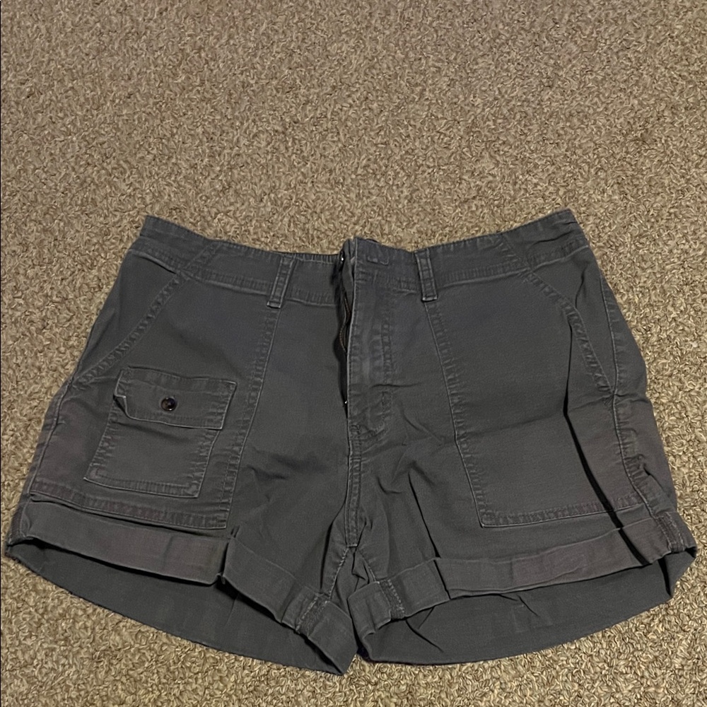 Time and Tru Dark Gray Women's Cargo Shorts